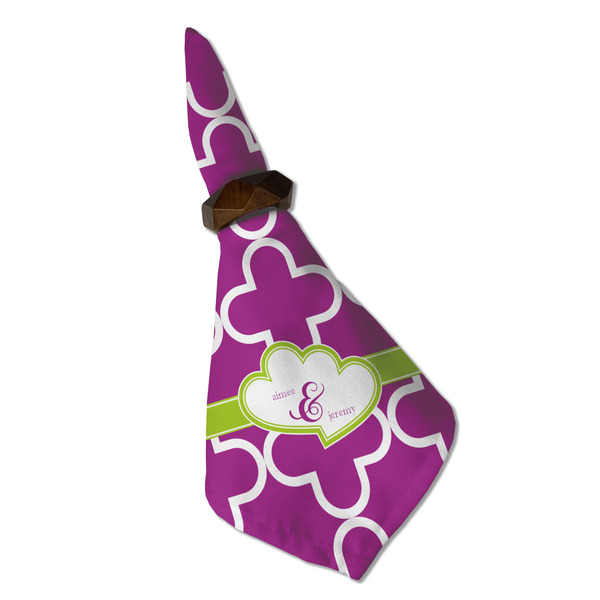 Clover Cloth Napkins - Personalized Dinner (Folded in Ring) (MAIN)