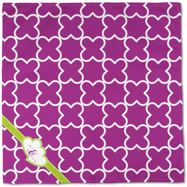 Clover Cloth Napkins - Personalized Dinner (Full Open)