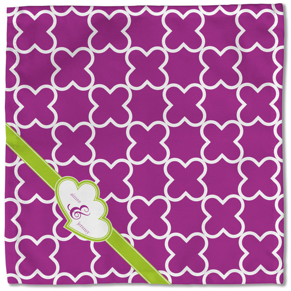 Clover Cloth Napkins - Personalized Lunch (Single Full Open)