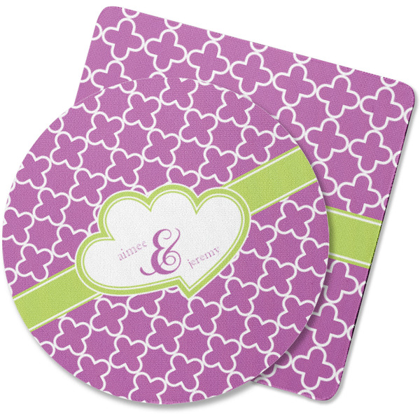 Custom Clover Rubber Backed Coaster (Personalized)