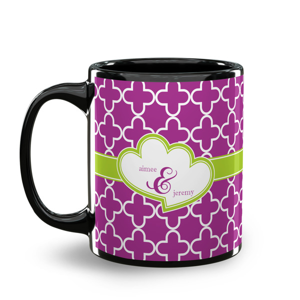 Clover Coffee Mug - 11 oz - Black