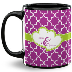 Clover 11 Oz Coffee Mug - Black (Personalized)
