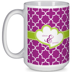 Clover 15 Oz Coffee Mug - White (Personalized)