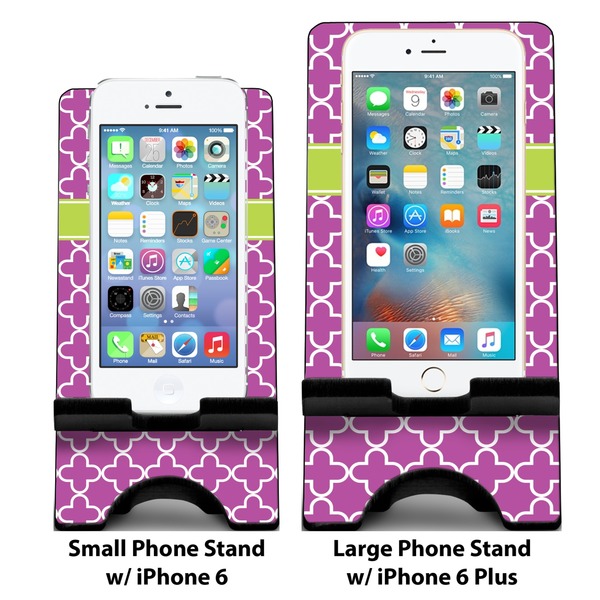Clover Compare Phone Stand Sizes - with iPhones