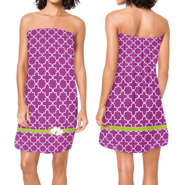 Clover Custom Bath Wrap - Front & Back View