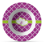 Clover Plastic Bowl - Microwave Safe - Composite Polymer (Personalized)