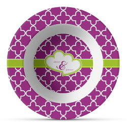 Clover Plastic Bowl - Microwave Safe - Composite Polymer (Personalized)