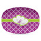Clover Plastic Platter - Microwave & Oven Safe Composite Polymer (Personalized)