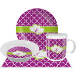 Clover Dinner Set - Single 4 Pc Setting w/ Couple's Names