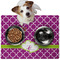Clover Dog Food Mat - Medium LIFESTYLE
