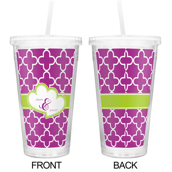 Clover Double Wall Tumbler with Straw - Approval