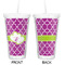 Clover Double Wall Tumbler with Straw - Approval