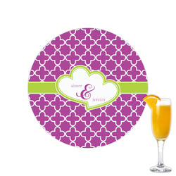 Clover Printed Drink Topper - 2.15" (Personalized)