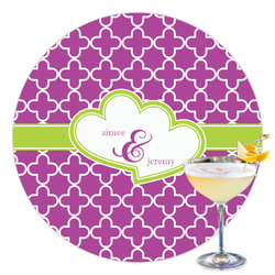 Clover Printed Drink Topper - 3.5" (Personalized)