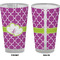 Clover Pint Glass - Full Color - Front & Back Views