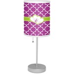 Clover 7" Drum Lamp with Shade Linen (Personalized)