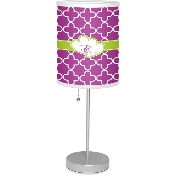 Custom Clover Lamp with Drum Shade (Personalized)