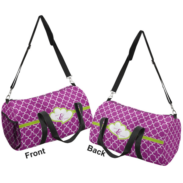 Clover Duffle bag large front and back sides