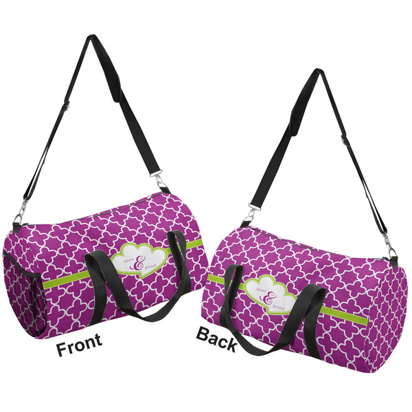 Clover Duffle bag small front and back sides
