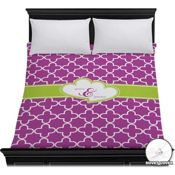 Custom Clover Duvet Cover - Full / Queen (Personalized)