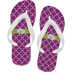 Clover Flip Flops - Large (Personalized)