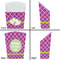 Clover French Fry Favor Box - Front & Back View