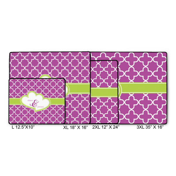 Clover Gaming Mats - SIZE CHART