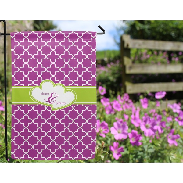 Clover Garden Flag - Outside In Flowers