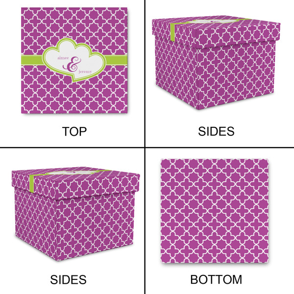 Clover Gift Boxes with Lid - Canvas Wrapped - Large - Approval