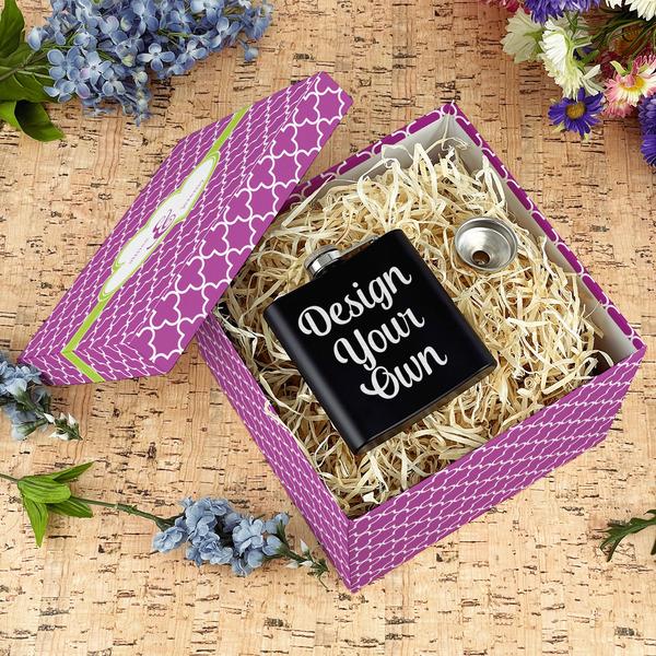 Clover Gift Boxes with Lid - Canvas Wrapped - Large - In Context