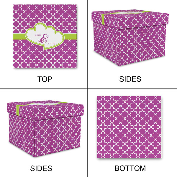 Clover Gift Boxes with Lid - Canvas Wrapped - Medium - Approval