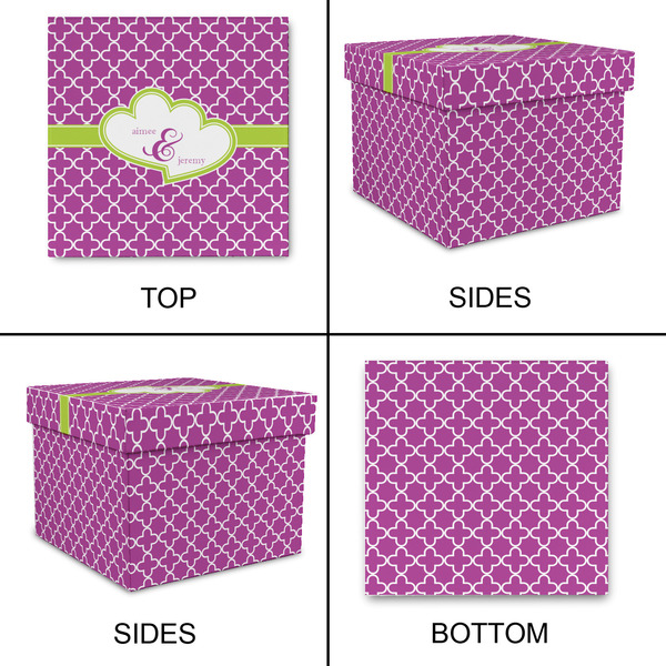 Clover Gift Boxes with Lid - Canvas Wrapped - X-Large - Approval