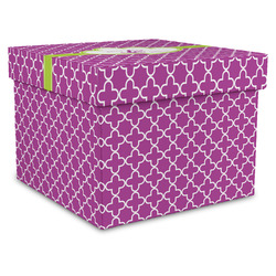 Clover Gift Box with Lid - Canvas Wrapped - X-Large (Personalized)