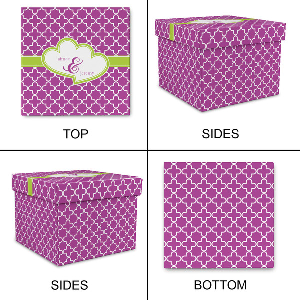 Clover Gift Boxes with Lid - Canvas Wrapped - XX-Large - Approval