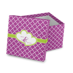 Clover Gift Box with Lid - Canvas Wrapped (Personalized)