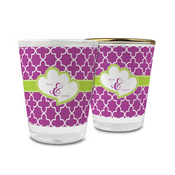 Custom Clover Glass Shot Glass - 1.5 oz (Personalized)