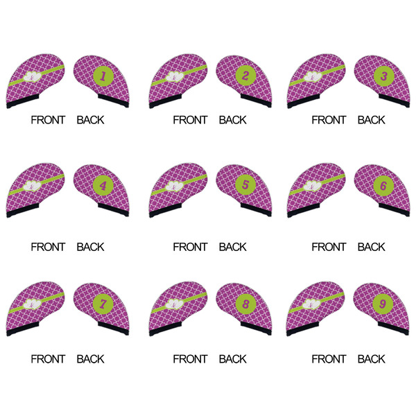 Clover Golf Club Covers - APPROVAL (set of 9)