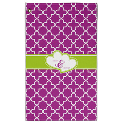 Clover Golf Towel - Poly-Cotton Blend - Large w/ Couple's Names