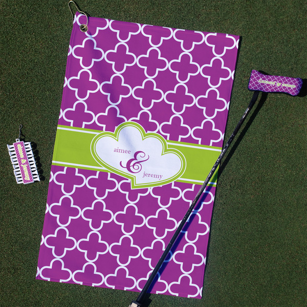 Custom Clover Golf Towel Gift Set (Personalized)