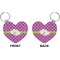 Clover Heart Keychain (Front + Back)