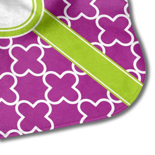 Clover Hooded Baby Towel- Detail Corner