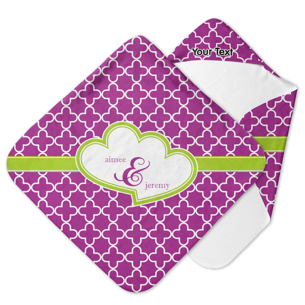 Custom Clover Hooded Baby Towel (Personalized)