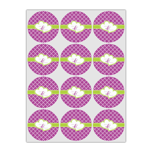 Clover Icing Circle - Small - Set of 12