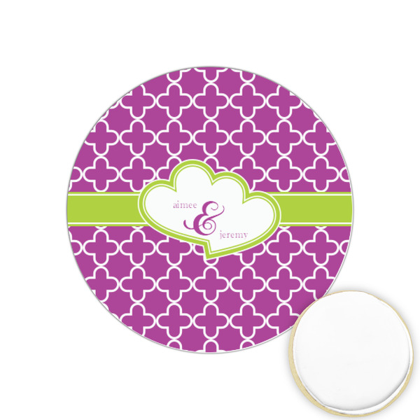 Custom Clover Printed Cookie Topper - 1.25" (Personalized)