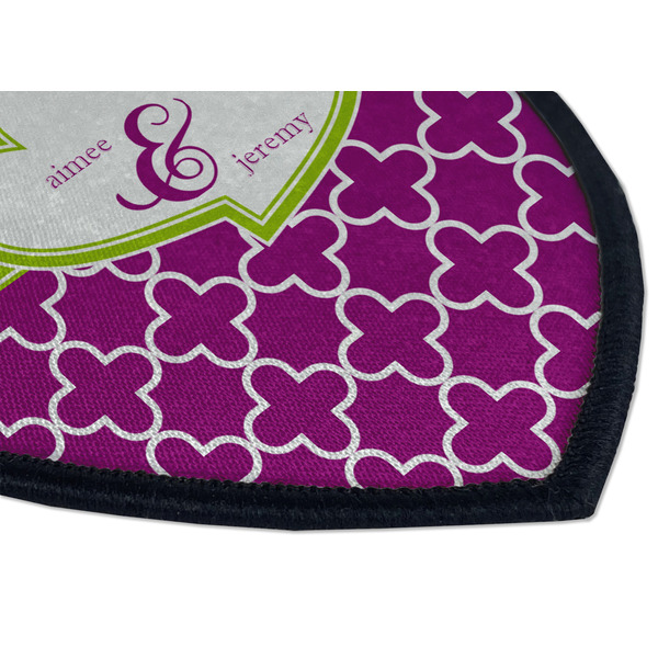 Clover Iron on Shield 3 Detail