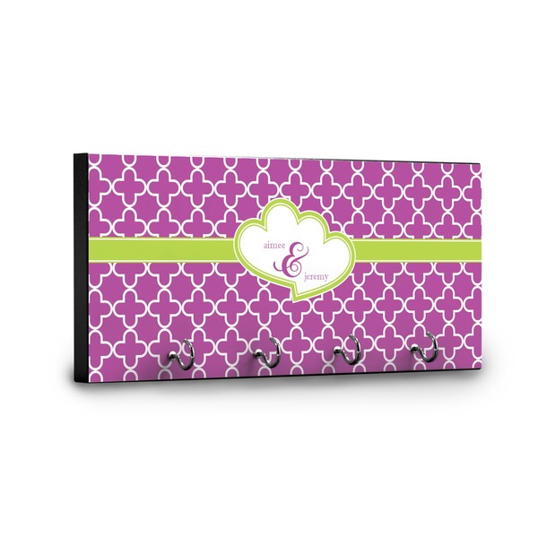 Clover Key Hanger - Front View with Hooks