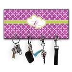 Clover Key Hanger w/ 4 Hooks w/ Couple's Names