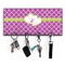 Clover Key Hanger w/ 4 Hooks & Keys