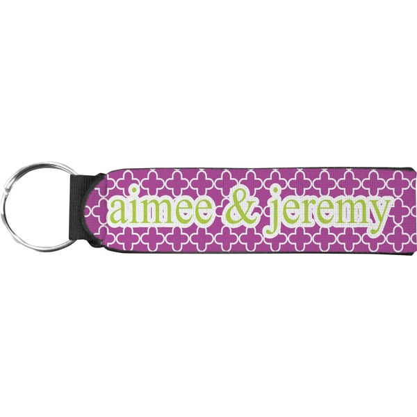 Custom Clover Neoprene Keychain Fob (Personalized)
