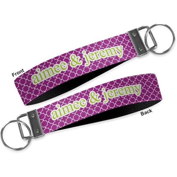 Clover Key-chain - Metal and Nylon - Front and Back